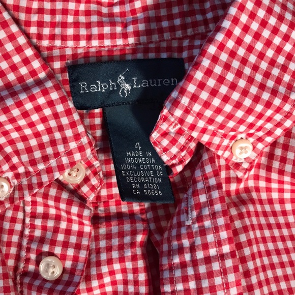 Polo long sleeve button down size 4 - Picture 3 of 3